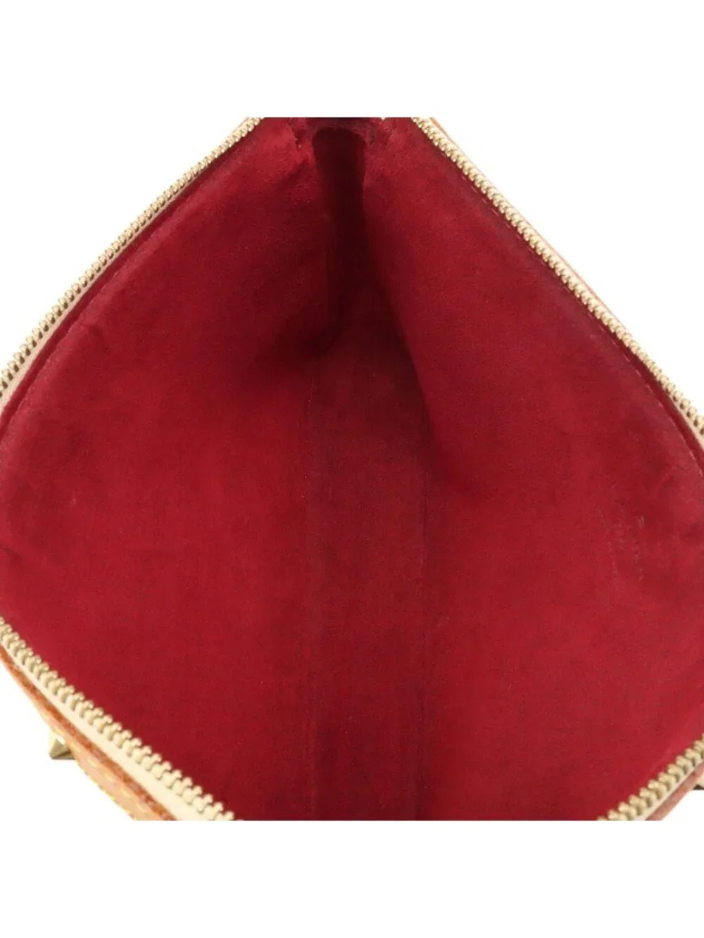 Louis Vuitton Monogram Multicolor Pochette Soir Pouch Party Blanc White